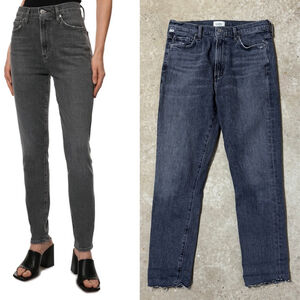 Citizens of Humanity Olivia Jeans Women’s Size 28 Gray High Rise Crop Slim